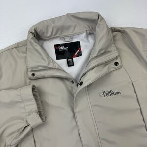 Ecko Function Men’s XL Beige Hooded Jacket Windbreaker Outdoor Streetwear Urban